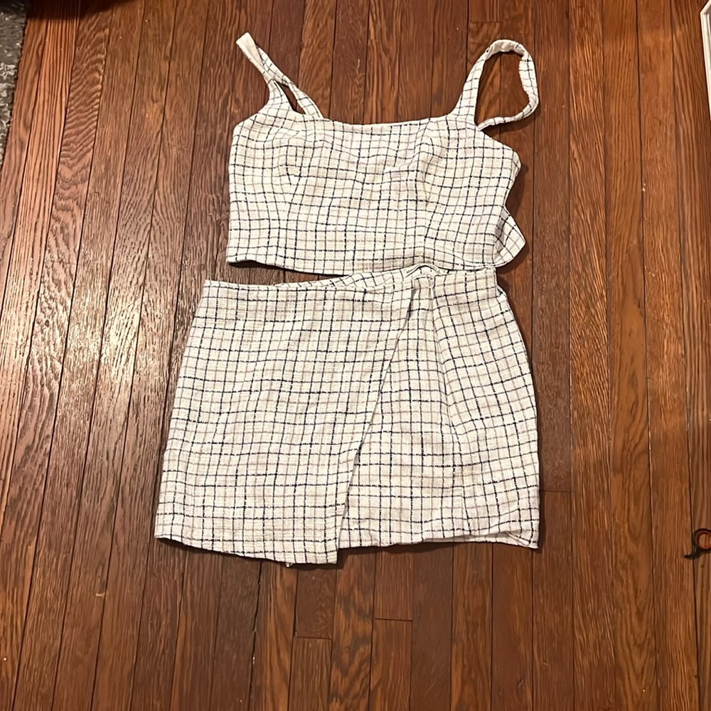 Abercrombie tweed skort set. Lightly worn.
